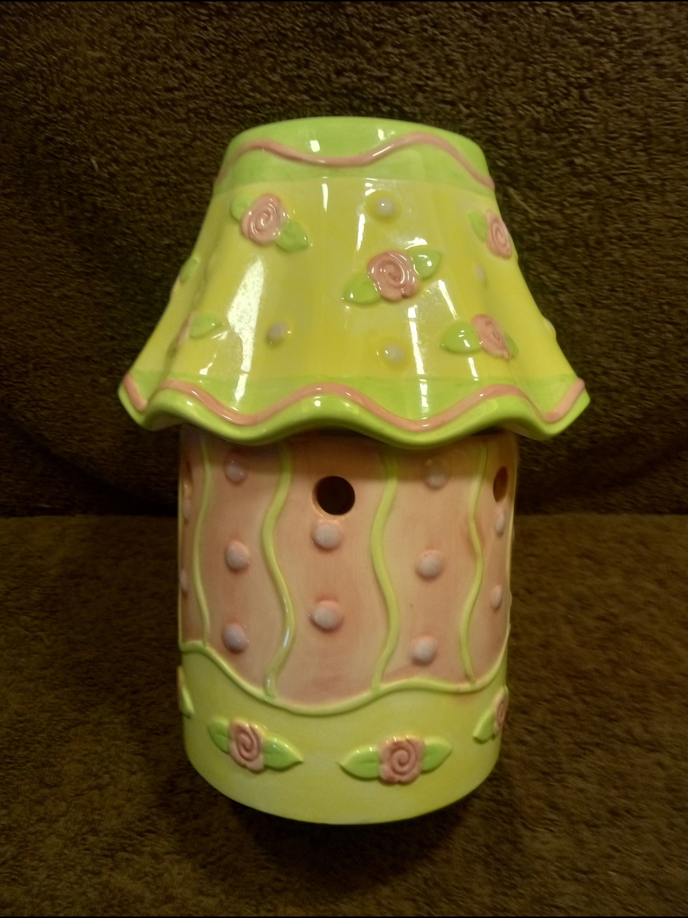 Ceramic Candle Holder Lamp